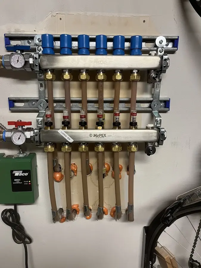 Plumber performing Gas Line Installation at a residential property in North Lauderdale